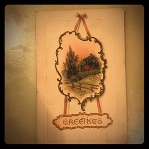 Antique Postcards-“Greetings”